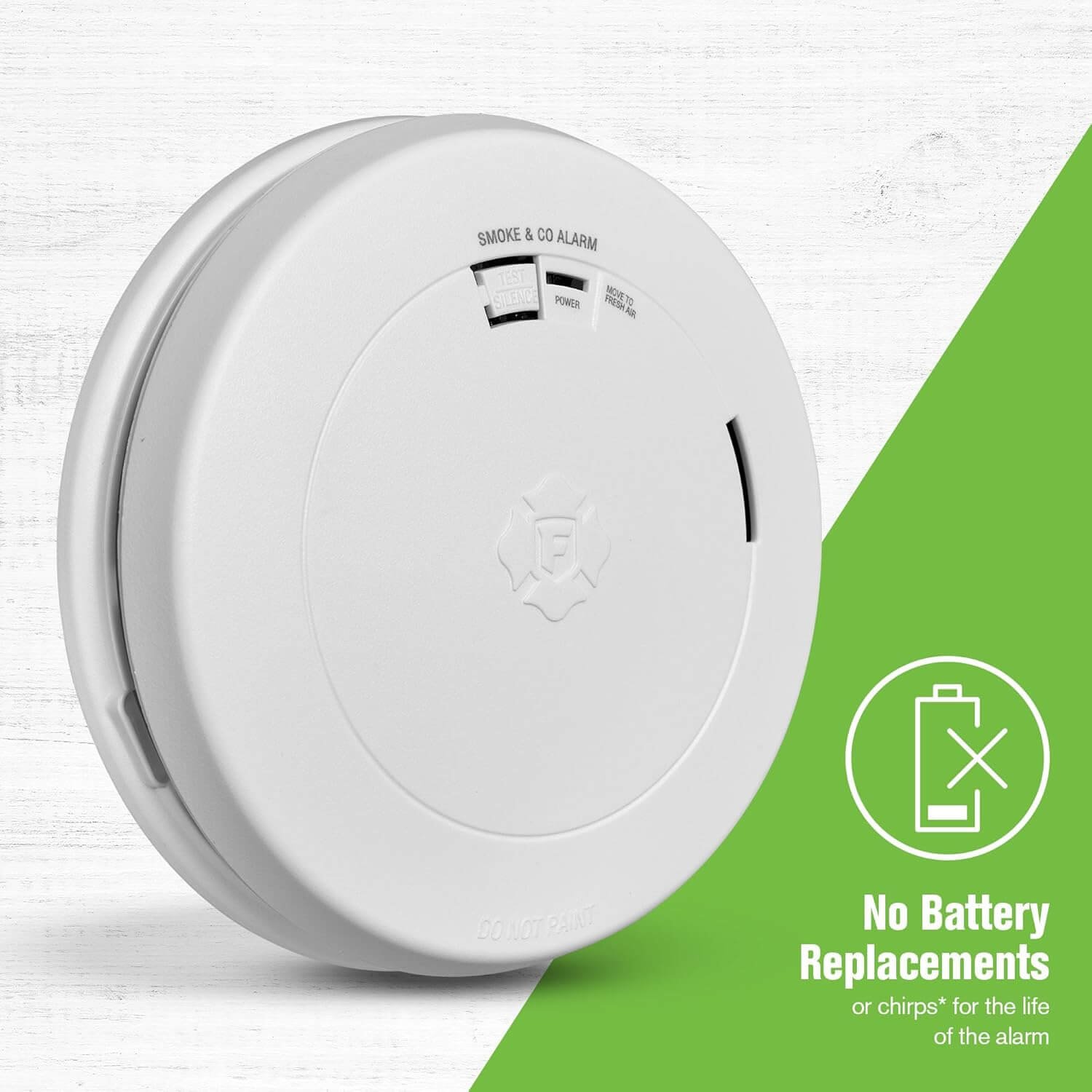 First Alert SMCO210, 10-Year Sealed Battery Combination Smoke & Carbon Monoxide Alarm with Slim Profile Design