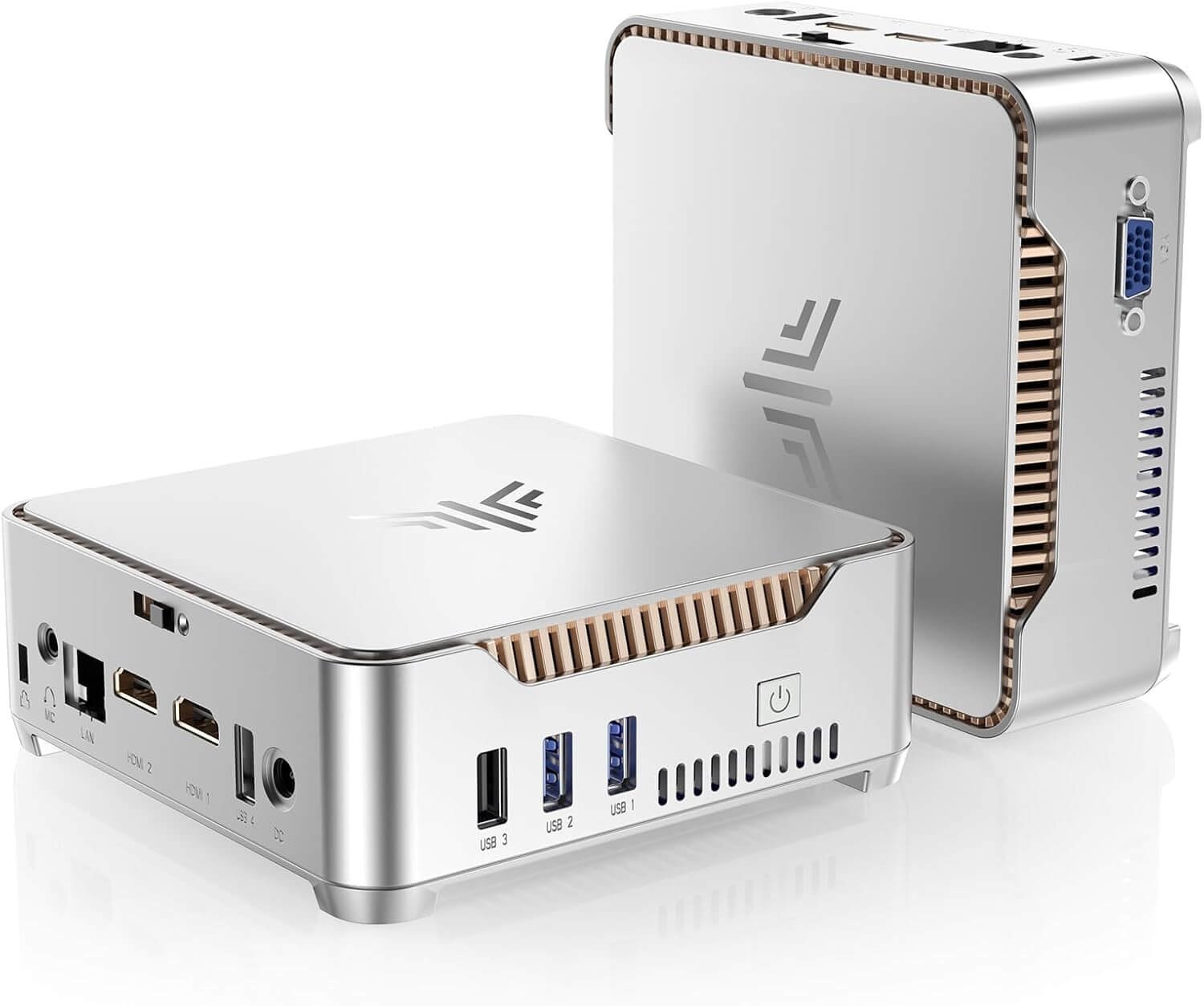 KAMRUI GK3Plus Mini PC, 16GB RAM 512GB M.2 SSD Mini Computers,12th Alder Lake N95 (up to 3.4GHz) Micro PC, 2.5''SSD, Gigabit Ethernet,4K UHD,Three Screen Display, WiFi,BT,VESA/Home/Business Small pc