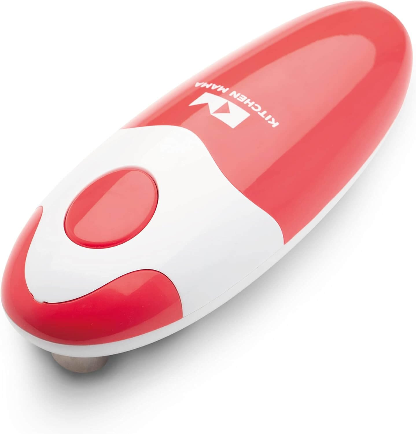 Kitchen Mama Auto Electric Can Opener: Open Your Cans with A Simple Press of Button - Automatic, Hands Free, Smooth Edge, Battery Operated, YES YOU CAN